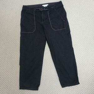 Anthropologie Hei Hei Cropped Black Pants